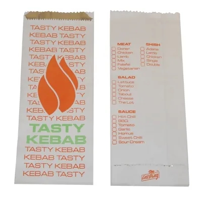 Sac en papier kraft en papier d'aluminium Hot Dog imprimé sac de nourriture